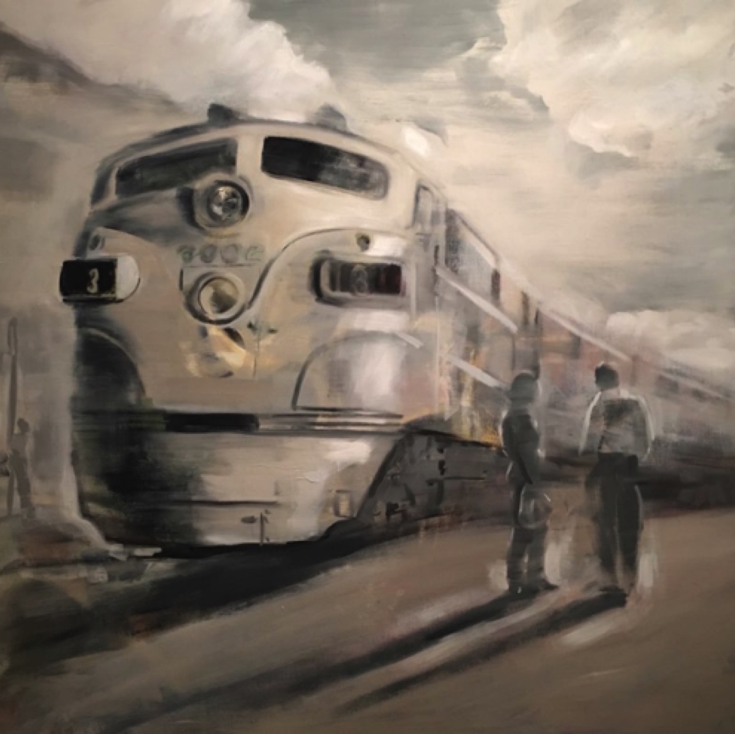 Gregg Chadwick
The Sunset Limited - Palm Springs Station
40"x40"oil on linen 2017
Private Collection, Phoenix, Arizona
Sold by Saatchi Art - November 2020
